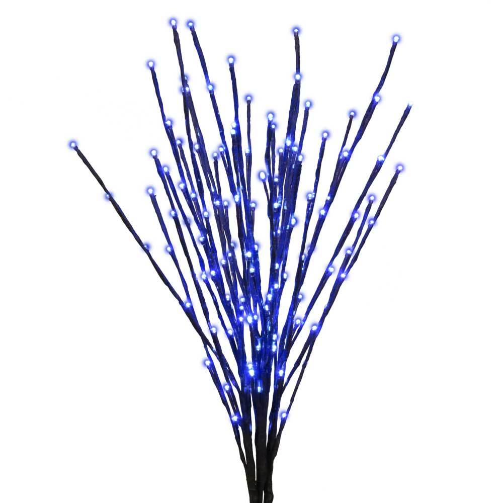Christmas - 36" LED Blue Light Burst Ground Stake