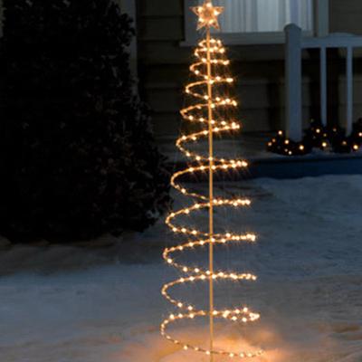 Christmas - 6' Spiral Lighted Christmas Trees
