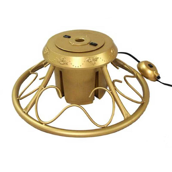 Deluxe Gold Revolving Artificial Tree Stand