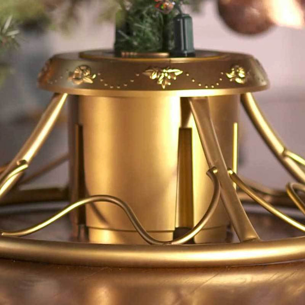 Revolving christmas on sale tree stand