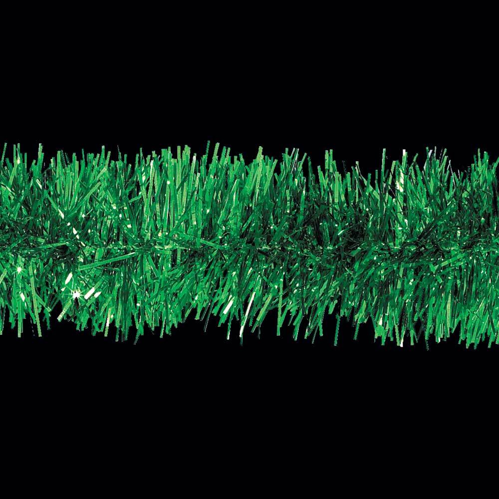 Christmas - Green Tinsel Christmas Garland
