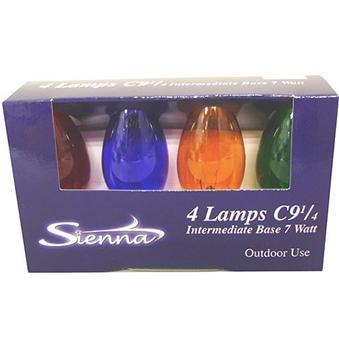 Christmas - Replacement C9 Transparent Bulbs