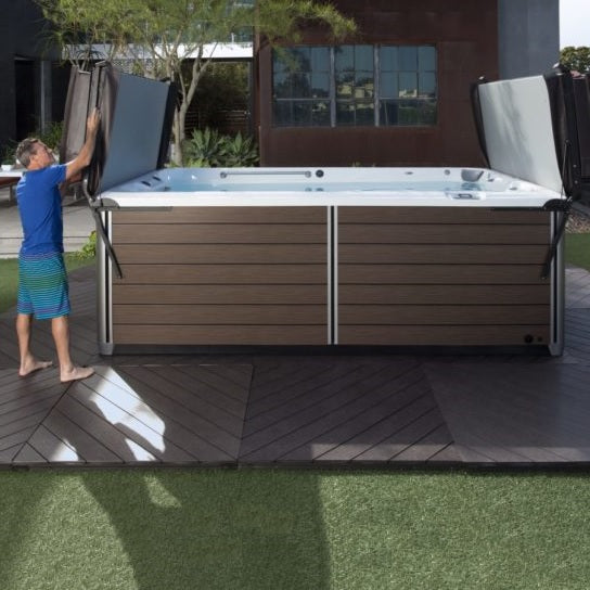 Endless Pools® Fitness System Watkins Bi-Fold Cover & Lifter