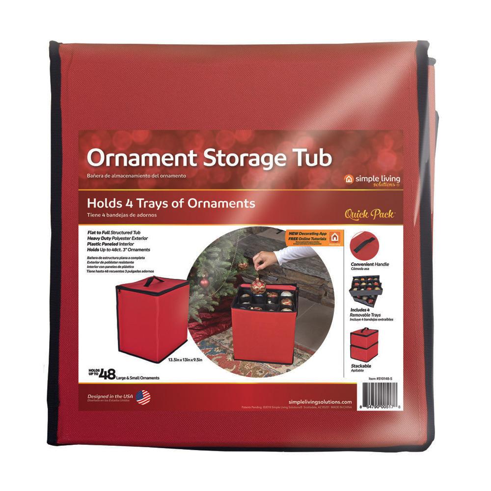 Christmas Ornament Large Storage Container