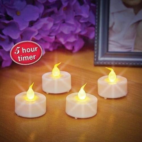 Flameless EverlastingGlow™ LED Tea Lights (4-pack)