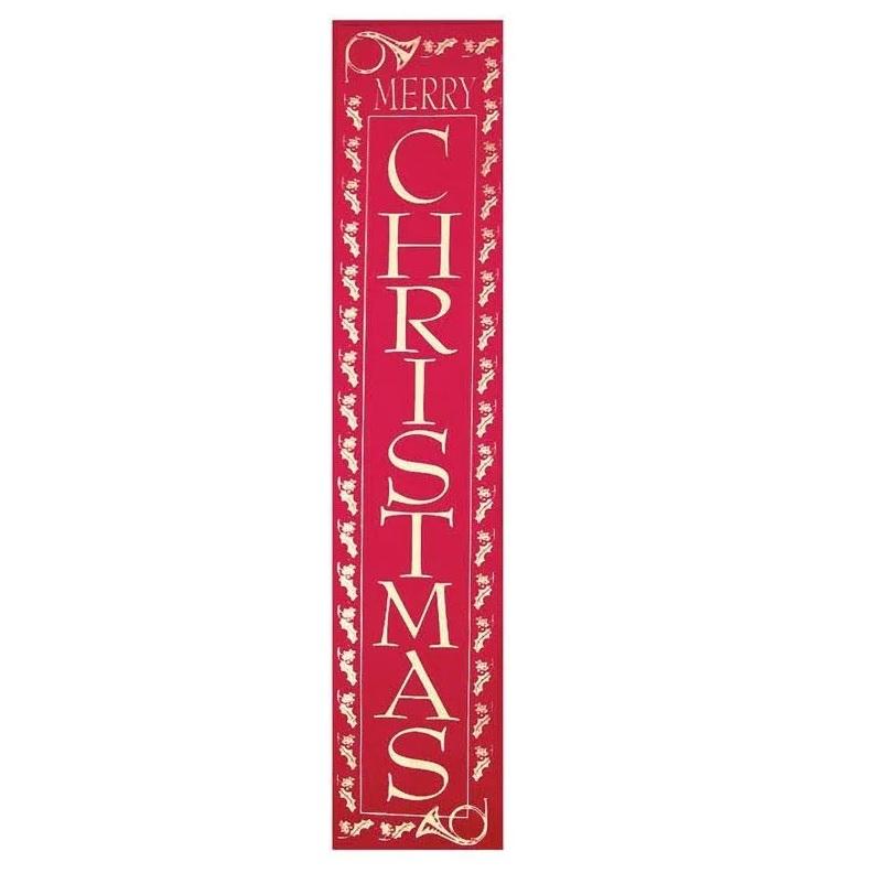 5' "Merry Christmas" Hanging Banner