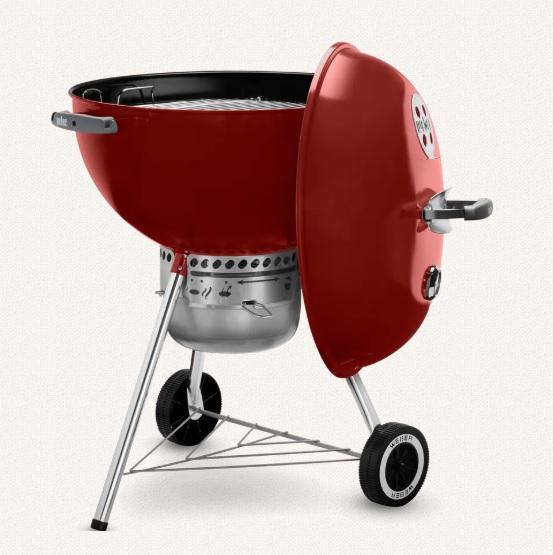 Weber Original Kettle 22" Premium Crimson Charcoal Grill