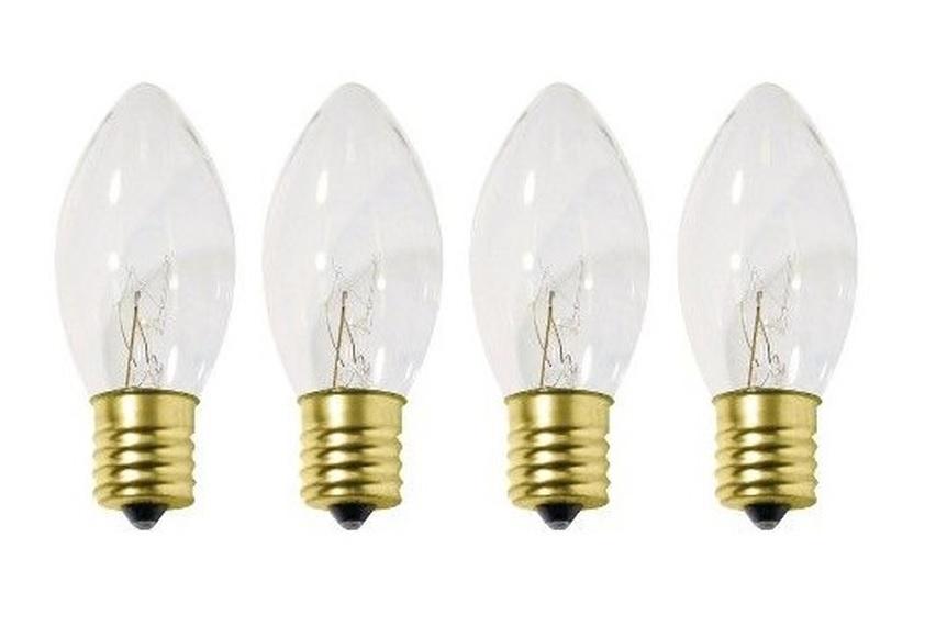 Replacement C9 Transparent Bulbs (4-pack)
