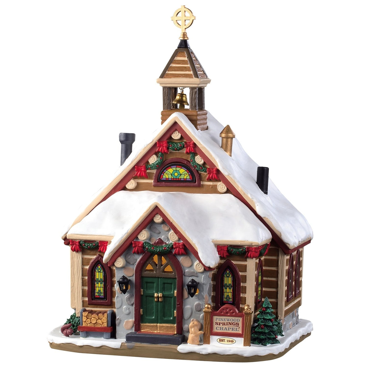 Lemax Vail Village Lighted Building: Pinewood Springs Chapel #95477