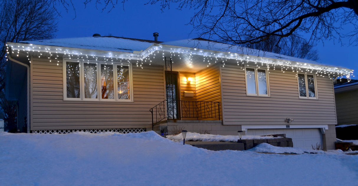 Set of 100 Extra Bright T5 LED Icicle Lights