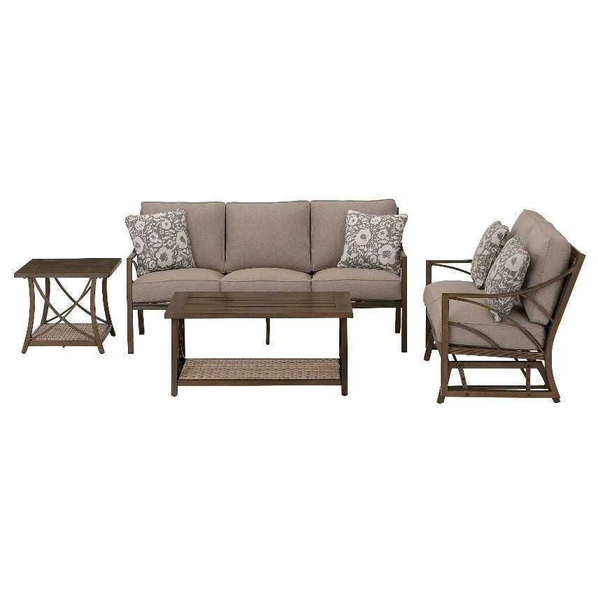 Peoria Deep Seating Fire Pit Chat Sets