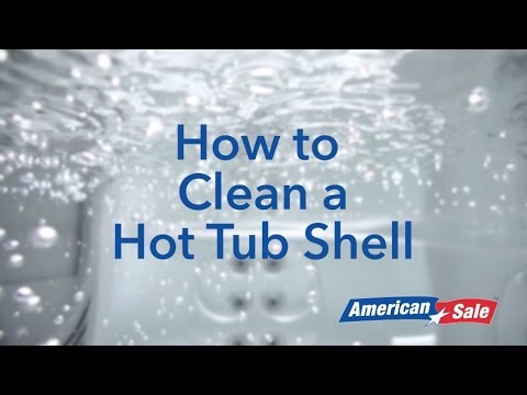 How to Clean a Hot Tub Shell