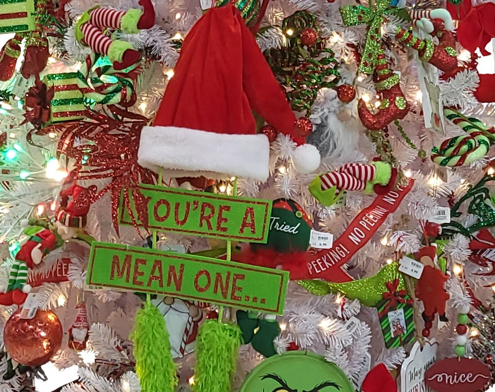You're a Mean One Theme Tree