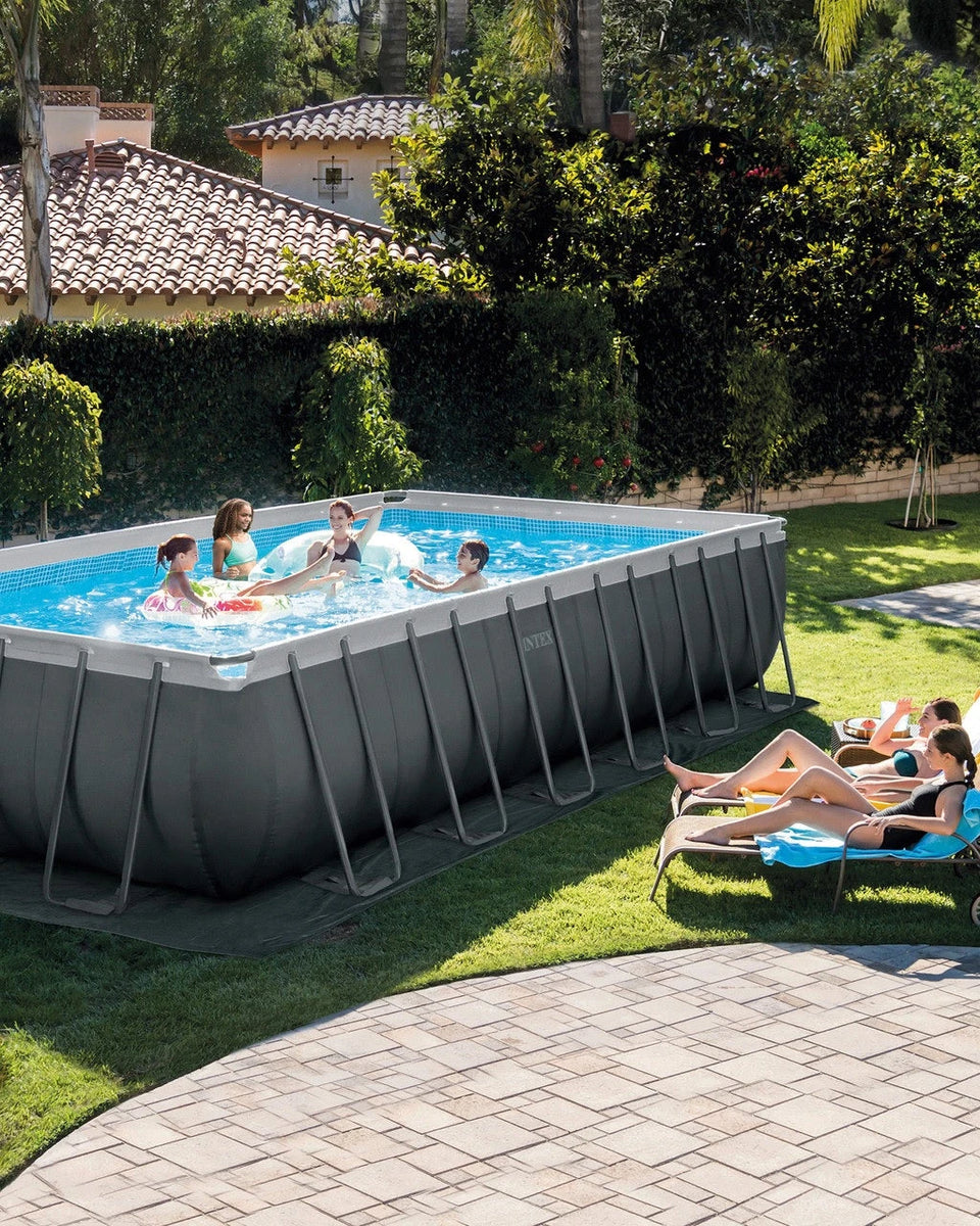 Metal Frame and Ultra Frame Above Ground Pools | Intex Pools – American ...