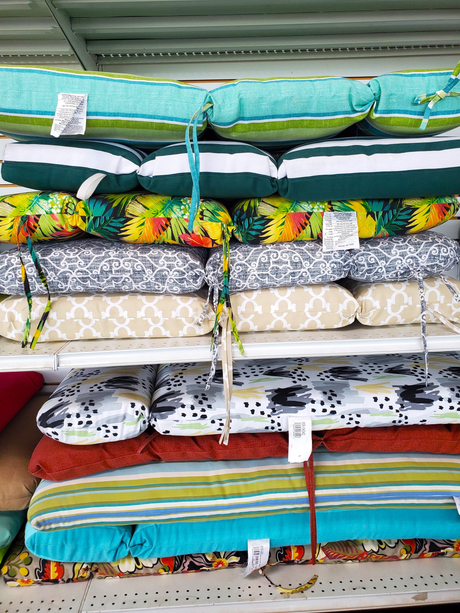 Replacement Patio cushions stacked