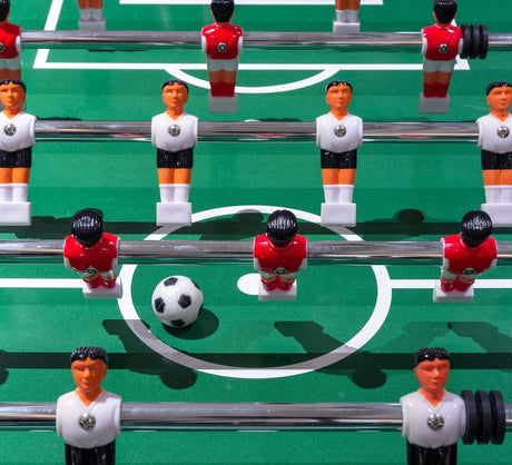 Foosball up close