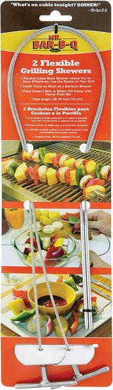 Set of 2 Flexible Grilling Skewers
