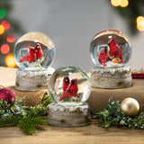 4.3" Cardinal Water Globe Winter Decoration
