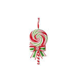 Peppermint Candy Lollipop Ornament