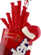 5.75" Hershey's™ Twizzlers with Santa Hat Ornament