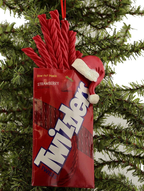 5.75" Hershey's™ Twizzlers with Santa Hat Ornament