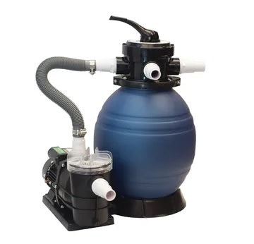 Blue Torrent Tiger Shark™ Complete Sand Filter System with ¾ HP Motor and Pump