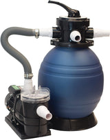 Blue Torrent Tiger Shark™ Complete Sand Filter System with ¾ HP Motor and Pump