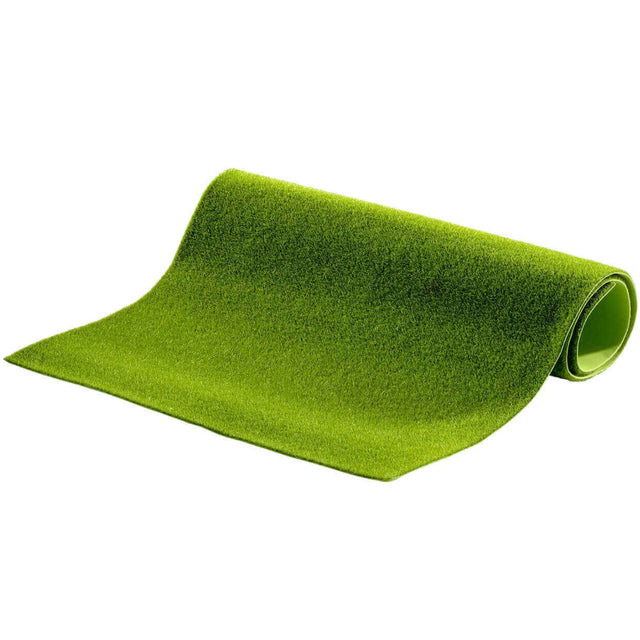Polyester addition for a Lemax display. Designed to look like grass.