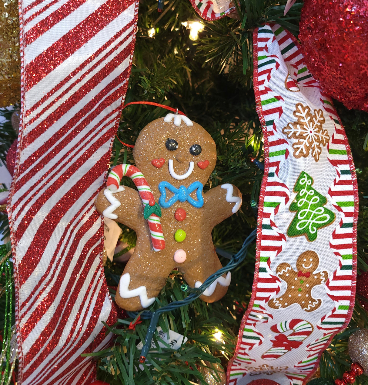 5" Decorated Gingerbread Christmas Ornament