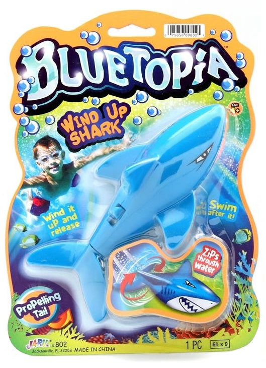 Bluetopia Wind Up Shark Swimming & Bathtub Toy | Water Toys