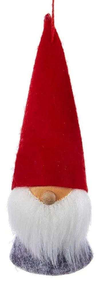 5" Wood/Felt Dwarf Christmas Ornament