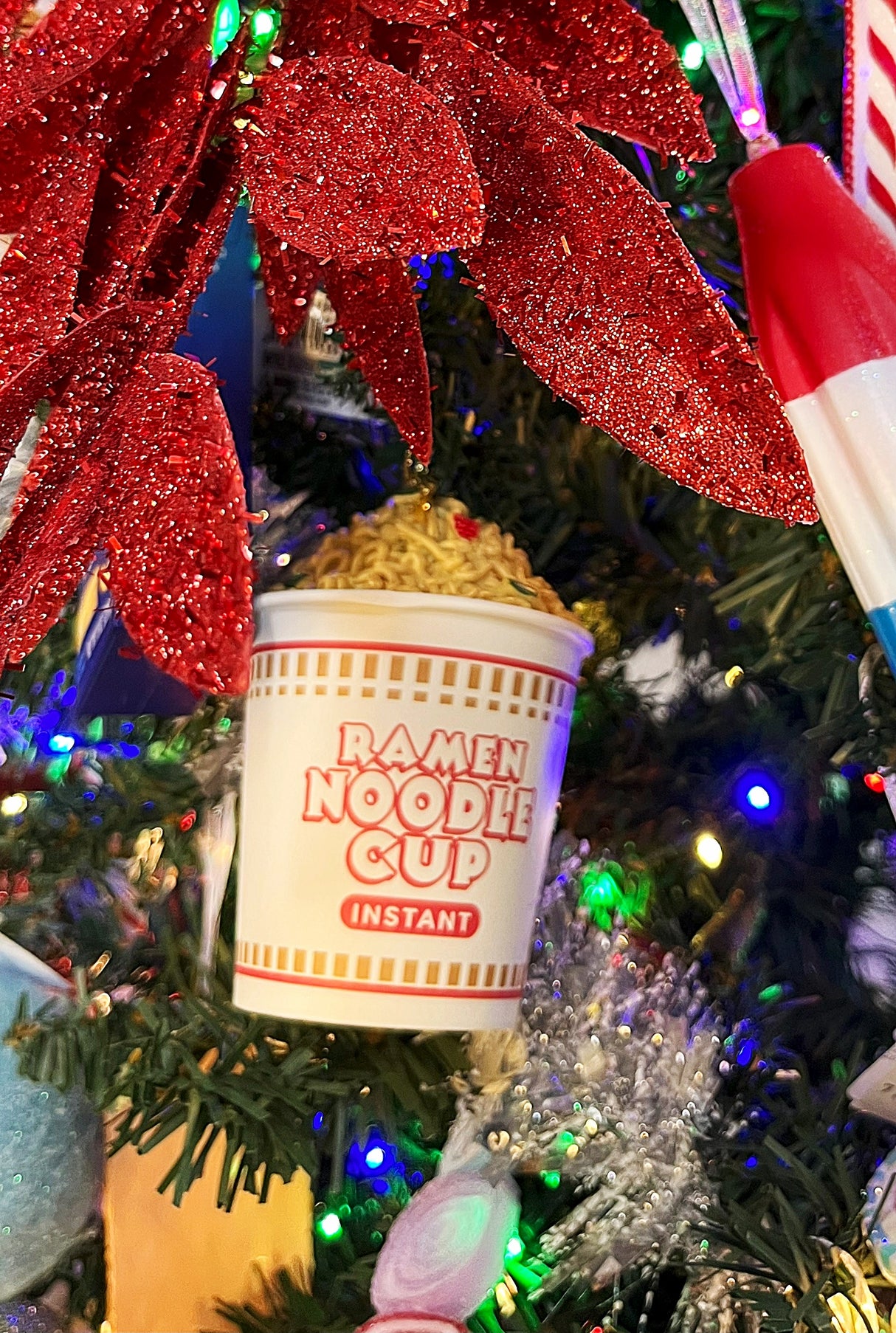 4" Ramen Noodle Cup Ornament