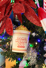 4" Ramen Noodle Cup Ornament
