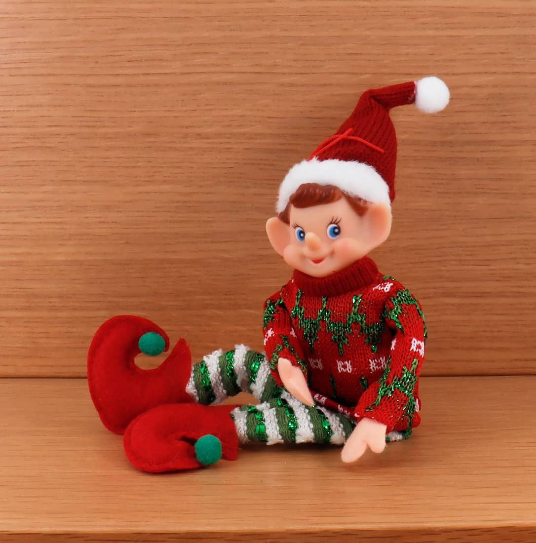 11" Traditional Christmas Elf Ornament