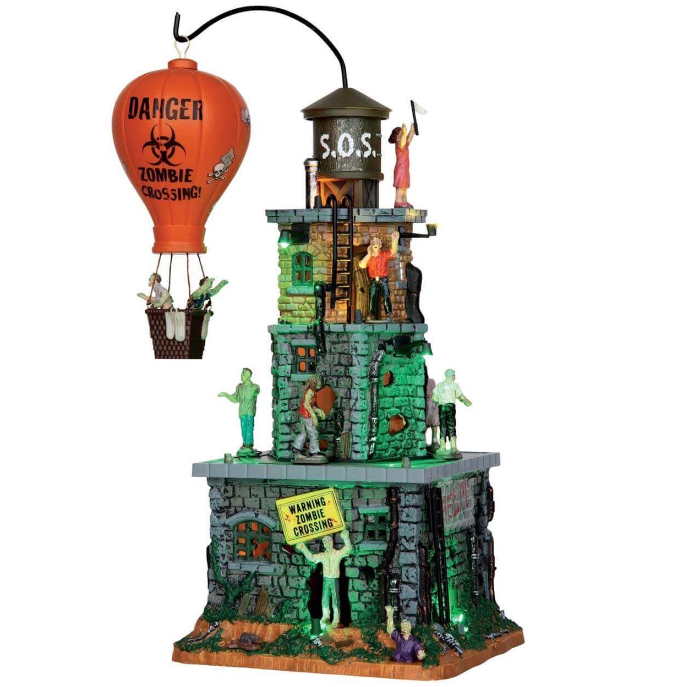 Lemax Spooky Town's Zombie Fortress #55998 | Lemax Collectibles