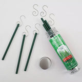Fragrance-Infused Paper Sticks. Set of 6 scented ornaments that smell like White Winter Fir.