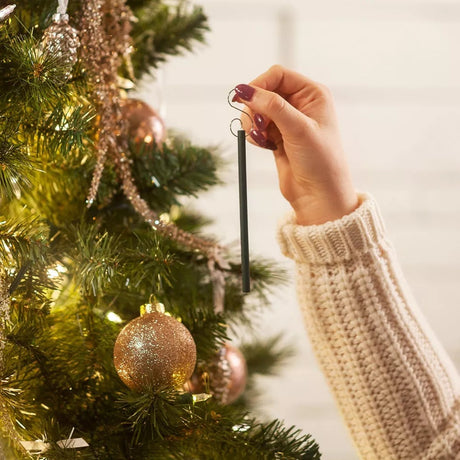 Fragrance-Infused Paper Sticks. Set of 6 scented ornaments that smell like White Winter Fir.