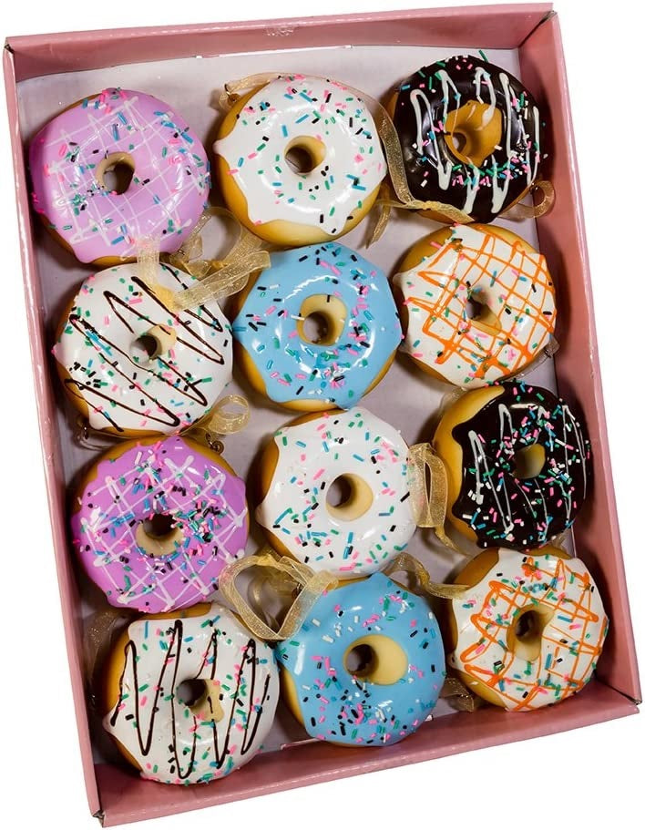 2.75" Frosted Donut Ornament