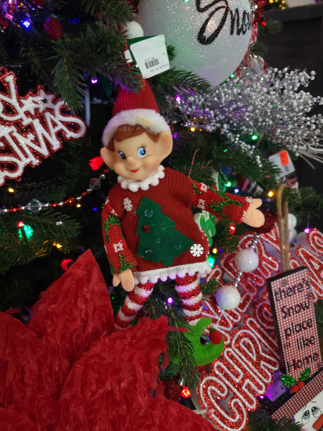 11" Traditional Christmas Elf Ornament