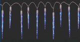 This is the image that's on the icicle lights box. It shows the icicle lights on a gray background.