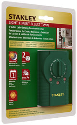 Stanley LightTimer Select Twin with Photocell Countdown Timer