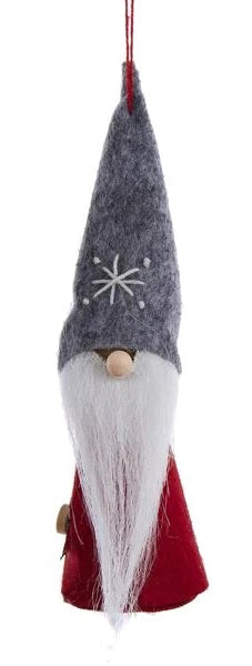 6" Wooden Dwarf Ornament