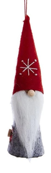 6" Wooden Dwarf Ornament