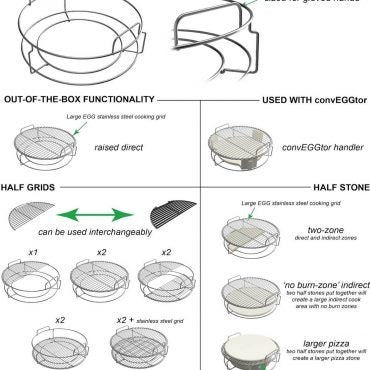 Big Green Egg EGGspander 5-Piece Kit