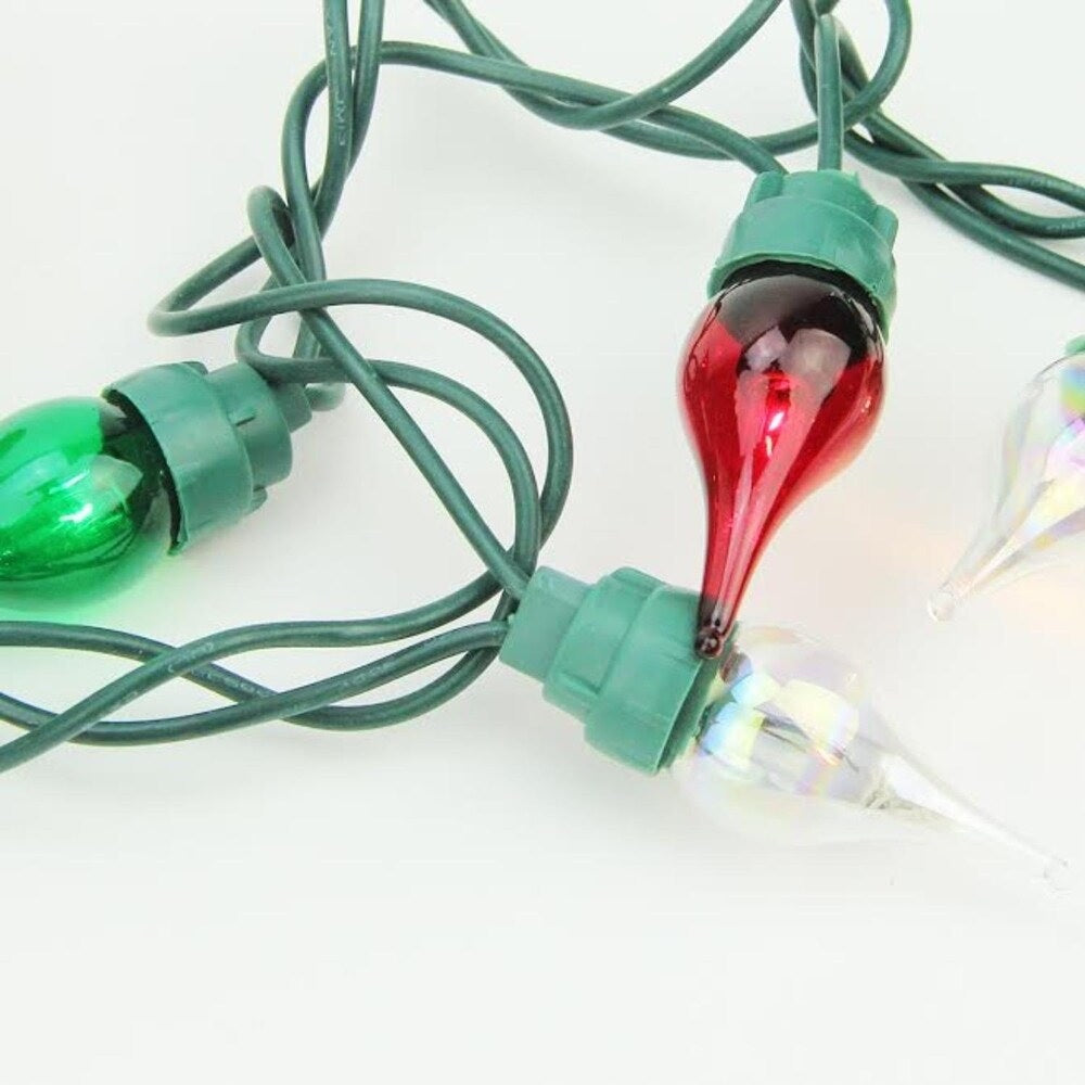 Set of 50 Twinkle Mini Flame Tip Christmas Lights