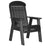 This is the Black colored bench on a white background.