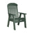 This is the Green colored bench on a white background.