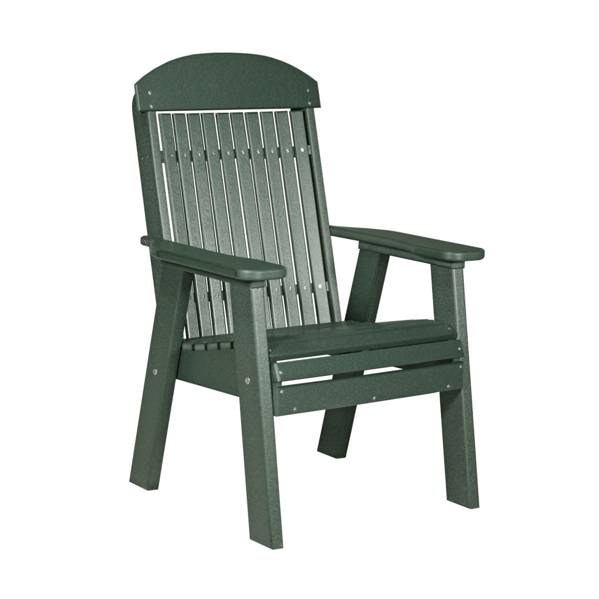 This is the Green colored bench on a white background.