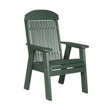 This is the Green colored bench on a white background.