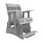 This is the Dove Gray and Slate colored glider chair on a white background.